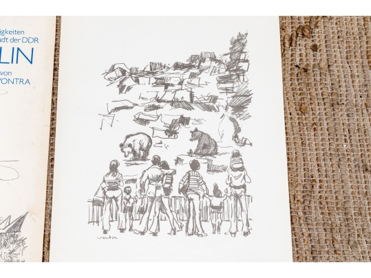 Vintage 1973-74 DDR Portfolio Of Prints Along With A Collection Of Other Prints