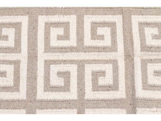 Hand Woven Wool 'Urban Bungalow' Carpet, 8' X 5', New