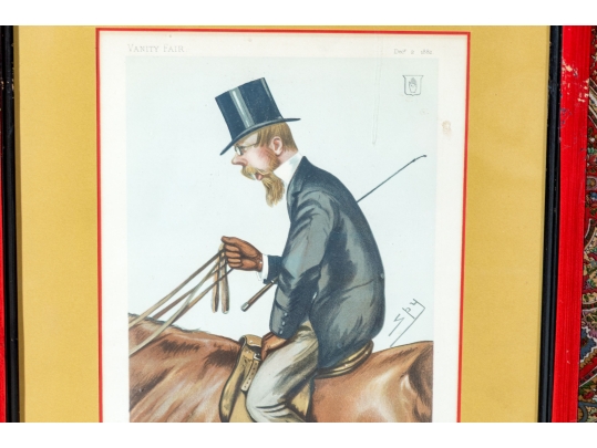 Set Of Six Leslie Matthew Ward (British, 1851-1922) Lithographic Prints