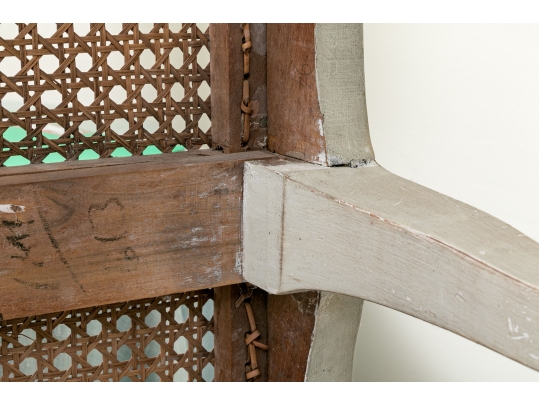 Elegantly Carved Upholstered Window Or Bed End Bench