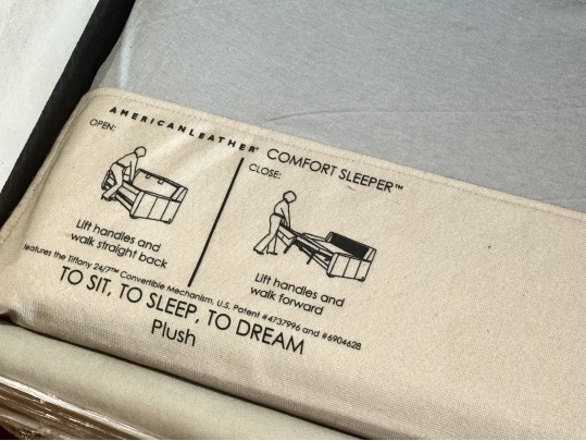 Lilian August American Leather Comfort Sleeper In Suede (RETAIL $5,610)