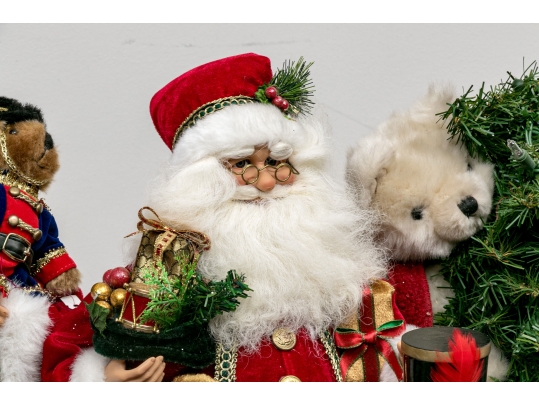 Collection Of 15 Pieces Of Christmas Related Decoration