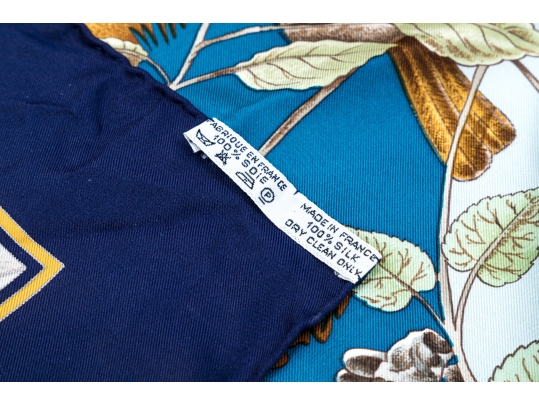Hermès Fabulous Chasse Au Bois Woodland Scene Silk Scarf