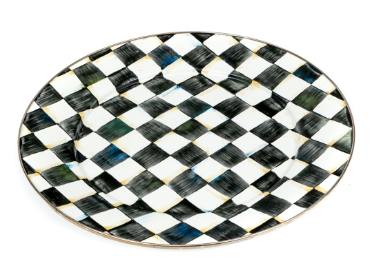 Mackenzie-Childs Enameled Cake Plate