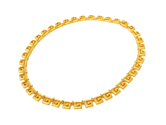 18k Yellow Gold Fabulous Vintage Brushed 
