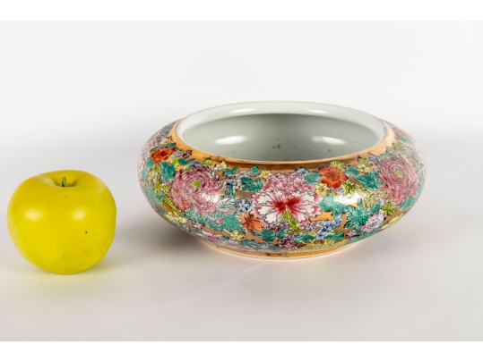 Chinese Famille Rose Floral Bowl
