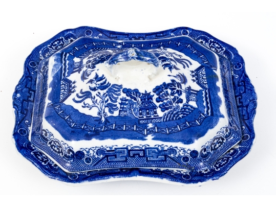 Collection Of English Blue And White Transferware