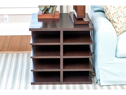Quality End Table With Sixteen Shelves