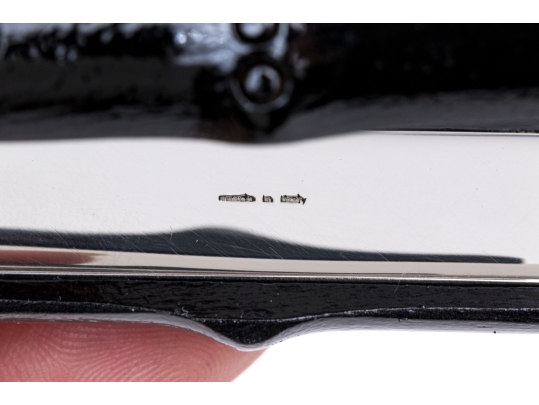 Gucci Contemporary Steel Ice Tongs, Bamboo Motif, With Box