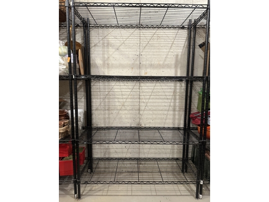 Black Shelving Unit