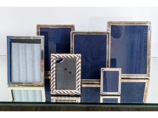 Group Of Sterling And Silvered Picture Frames