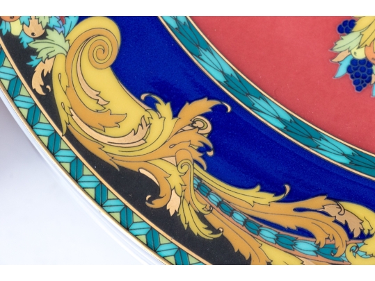 Seventeen Piece Set Of Versace Le Roy Soleil China Serving Wares