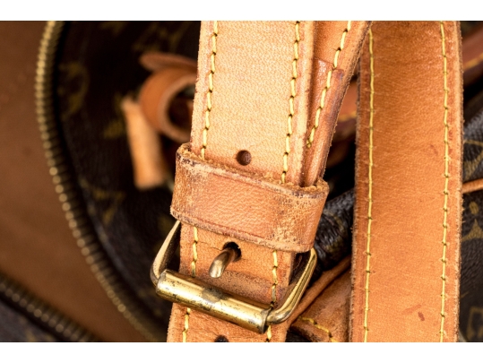 Louis Vuitton Vintage Brown Monogram Leather And Coated Canvas 