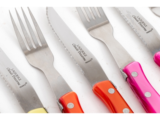 Set Of Twelve French Claude Dozorme 