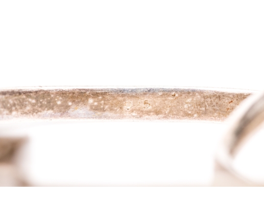 Sterling Fabulous Cultured Open Loop And Four Row Contemporary Cultured Freshwater Pearl Necklace