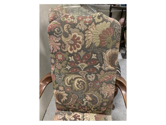 Pair Of Ex Historical Society Georgian Style Armchairs 