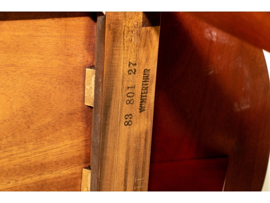 Pair Kindel Winterthur Collection Mahogany Inlaid Pembroke Tables