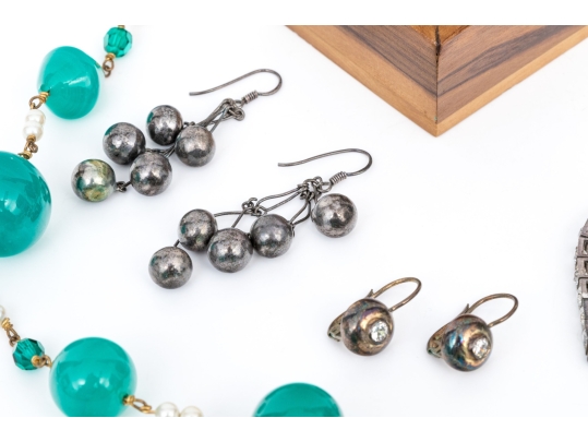 Collection Of Assorted Sterling Silver Jewelry Pieces