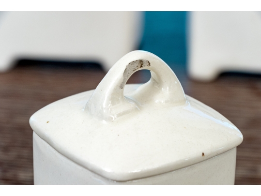 Set Of Seven German Lidded Kitchen Storage