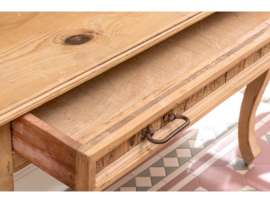 Rustic Pine Hall Console Table