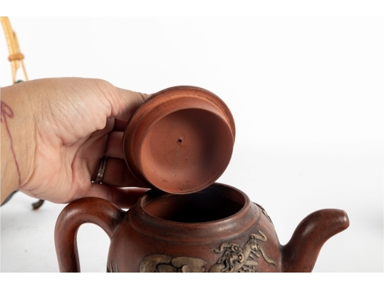 Five Chinese Yixing And Studio Art Teapots