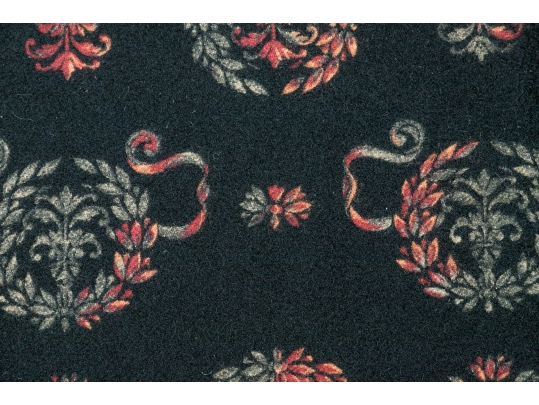 Loro Piana Beautiful Black Cashmere And Suede Edged Throw