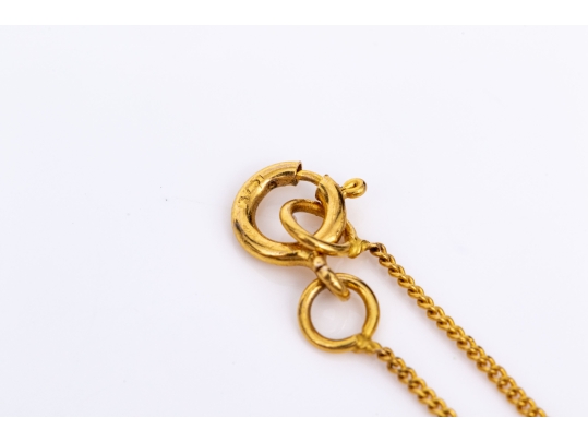 9k Yellow Gold Simple Fine Curb Link Chain