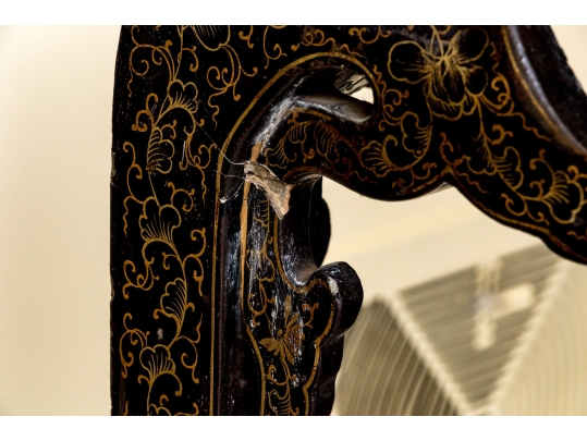 Antique 19th C. Chinese Lacquered Console Table