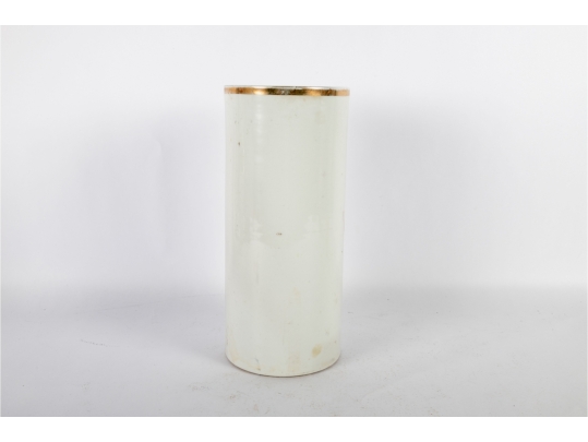 20th Century Chinese Porcelain Hat Stand With Landscape Scene