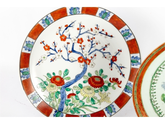 19th Century Hand-Painted Porcelain Plates