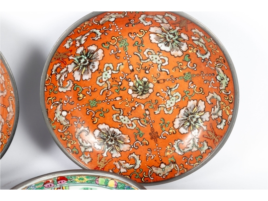Collection Of Japanese Porcelain Bowls Decorated In Hong Kong