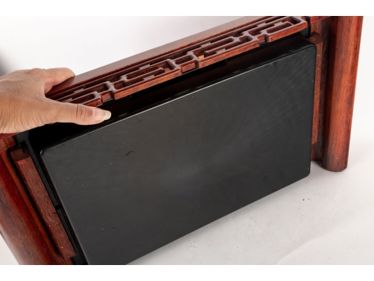 Chinese Wooden Tea Ceremony Tray With Drain Basin