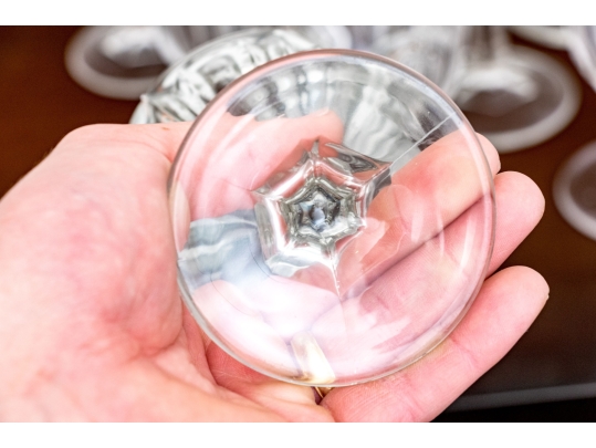 Assembled Twenty-Six Piece Flint Style Glass Goblets