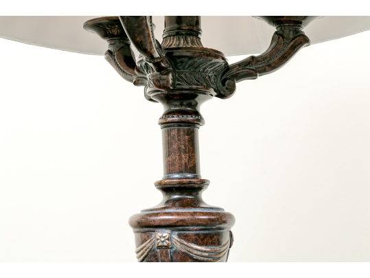 Handsome Candelabra Form Floor Lamp
