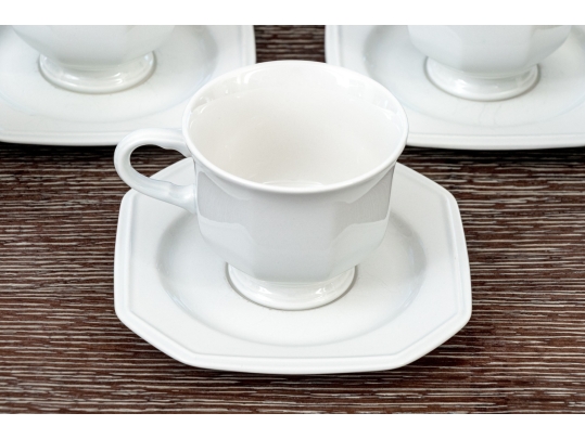 Mikasa “Continental White” Ceramic Dinner Wares