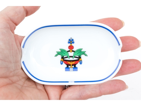 Cartier La Maison Elegant Venitienne Limoges Mini Cigar Ashtray, Boxed 