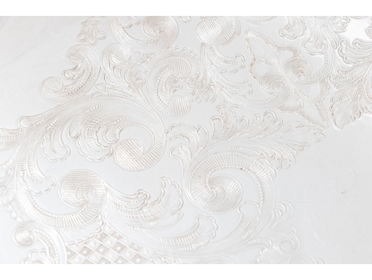 Pair Of Towle Silver Plated Serving Trays