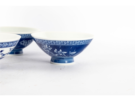 Group Of Asian Porcelain Bowls And Plate