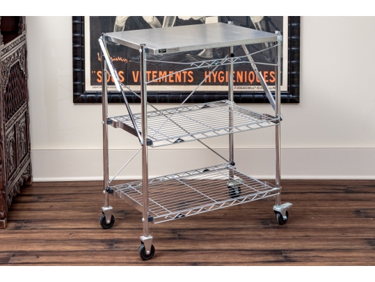 Intermetro Stainless Kitchen Utility Cart