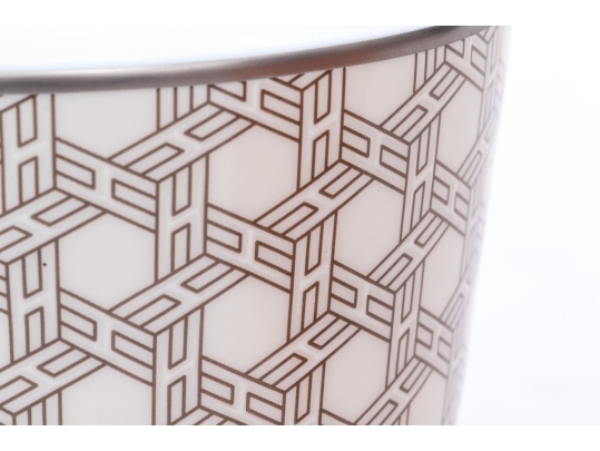 Hermes Candle In Porcelain Holder, Boxed