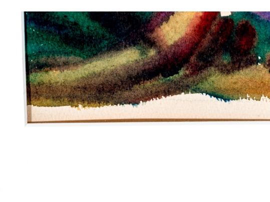 Signed A. Moolaritvich Watercolor On Paper, 1934