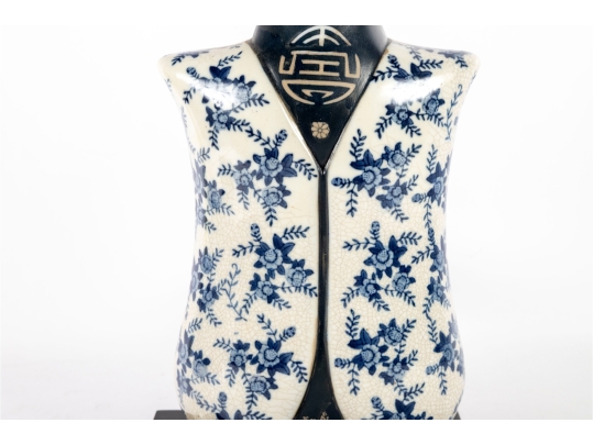 Chinese Blue And White Porcelain Table Lamp