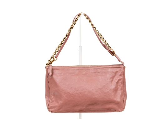 Louis Vuitton Rose Cuir Boudoir Pochette, With Dust Bag