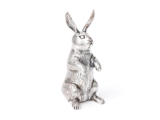 Buccellati Sterling Silver Miniature Adorable Standing Bunny Rabbit