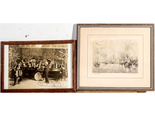 Vintage 1973-74 DDR Portfolio Of Prints Along With A Collection Of Other Prints