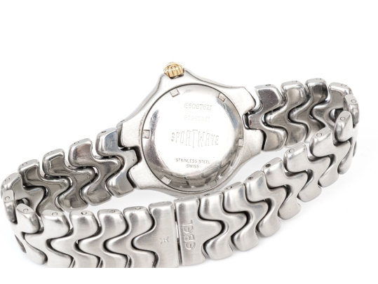 Ebel Stainless Steel Vintage 27mm Sportwave Quartz Watch, With Box