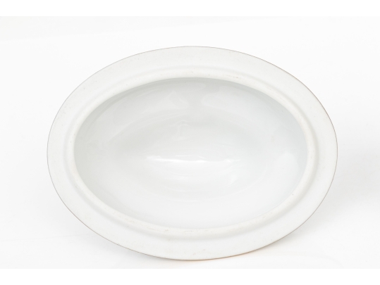 Herend Hungary Hand-Painted Porcelain Covered Dish Or Miniature Tureen, Market Garden (MF) Pattern