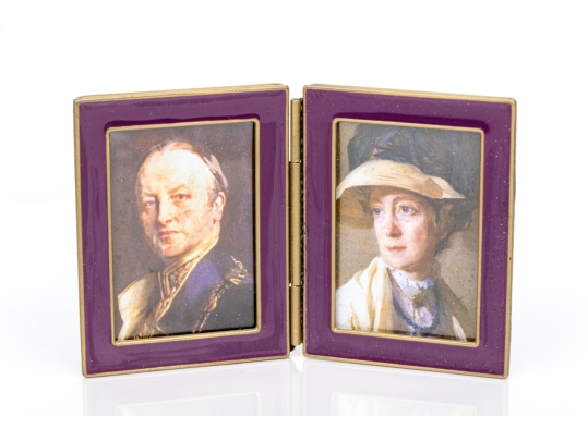 Jay Strongwater Estate Folding Travel Picture Frame 