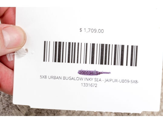 Hand Woven Wool 'Urban Bungalow' Carpet, 8' X 5', New