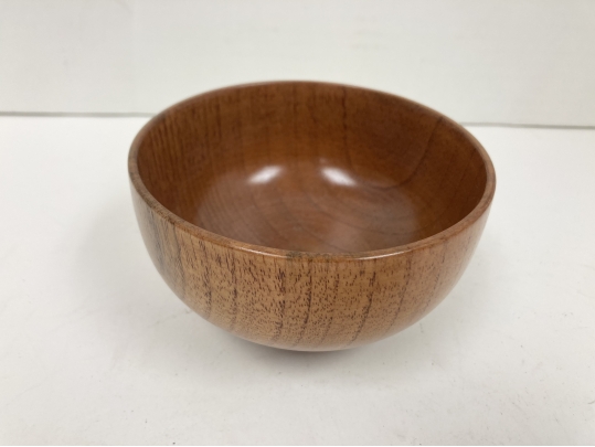 Turned Wood Tea Bowl Form Vessel  After Bob Stockdale